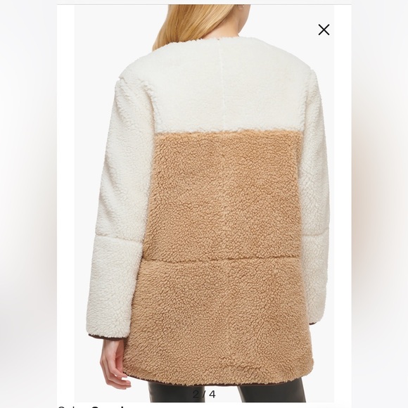 Levi’s, Colorblock Reversible Quilted & Fleece Liner Jacket, Women Medium - Picture 2 of 8